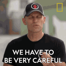 We Have To Be Very Careful Matt Beisner GIF - We Have To Be Very Careful Matt Beisner National Geographic GIFs