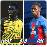 Watford F.C. Vs. Crystal Palace F.C. First Half GIF - Soccer Epl English Premier League GIFs