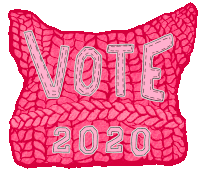 Vote Vote2020 Sticker - Vote Vote2020 Pussy Hat Stickers