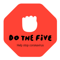 Do The Five Help Stop Coronavirus Sticker - Do The Five Help Stop Coronavirus Coronavirus Stickers