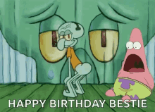 Happy Birthday Bestie Twerk GIF - Happy Birthday Bestie Twerk Squidward GIFs