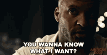 You Wanna Know What I Want Shadow Moon GIF - You Wanna Know What I Want Shadow Moon American Gods GIFs