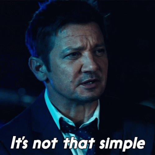 Its Not That Simple Mike Mclusky Gif Its Not That Simple Mike Mclusky Jeremy Renner Discover Share Gifs