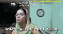Mom Dont Make Me Come In There GIF - Mom Dont Make Me Come In There Shut Up GIFs