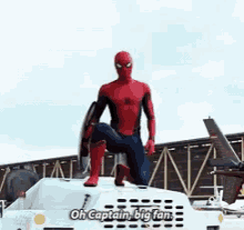 spiderman salute captain big fan peter