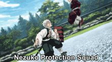 Nezuko Protect GIF - Nezuko Protect Protection Squad GIFs