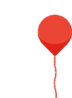 Balloon Red Sticker - Balloon Red Red Balloon Stickers