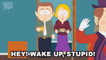 Hey Wake Up Stupid Mayor Of Imaginationland GIF - Hey Wake Up Stupid Mayor Of Imaginationland Stephen Stotch GIFs