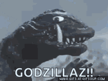 Godzillaz Flying GIF - Godzillaz Flying In A Hurry GIFs