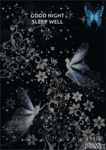 Butterflies And Fairies Goodnight GIF - Butterflies And Fairies Goodnight GIFs