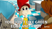 You Dont Like Green Eggs And Ham Sad GIF - You Dont Like Green Eggs And Ham Sad Offended GIFs