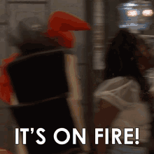 Its On Fire Carly Shay GIF - Its On Fire Carly Shay Miranda Cosgrove GIFs