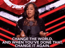 Change The World Again And Again GIF - Shonda Rhimes Change The World Black Girls Rock GIFs