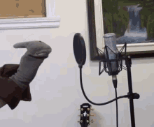 Moumou Raph Crafter GIF - Moumou Raph Crafter Microphone GIFs