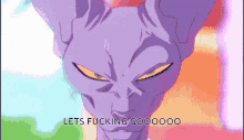 Beerus Lets GIF - Beerus Lets Fucking GIFs