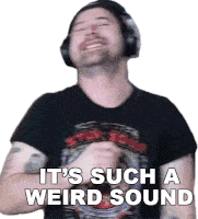 Its Such A Weird Sound Jared Dines Sticker - Its Such A Weird Sound Jared Dines Its Such A Creepy Sound Stickers