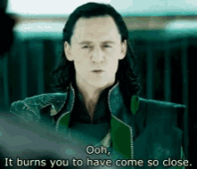 Loki Ooh GIF - Loki Ooh Burns You GIFs