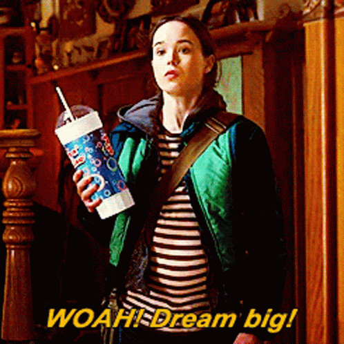 Juno Ellen Page GIF - Juno Ellen Page Dream Big GIFs