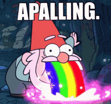 Gravity Falls Appalling GIF - Gravity Falls Appalling Rainbow GIFs