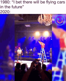 I Bet There Will Be Flying Cars In The Future Wrestling GIF - I Bet There Will Be Flying Cars In The Future Wrestling Missed GIFs