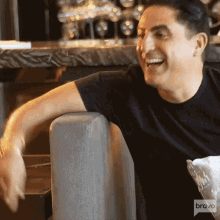 laughing reza farahan shahs of sunset pointing hysterical