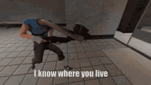 Tf2 Team Fortress2 GIF - Tf2 Team Fortress2 I Know Where You Live GIFs