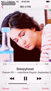 0 T-moble 4g 10:42 Amく564 Of 724220sleepyheadpassion Pit - Indie/Rock Playlist: Soptember (2repeatcreateshufte.Gif GIF - 0 T-moble 4g 10:42 Amく564 Of 724220sleepyheadpassion Pit - Indie/Rock Playlist: Soptember (2repeatcreateshufte Reblog Hrithik Roshan GIFs