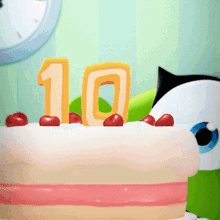 birthday cake om nom cut the rope 10th birthday 10years old