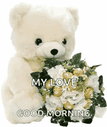 Gifts Flowers GIF - Gifts Flowers Bear GIFs