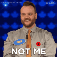 Not Me Family Feud Canada GIF - Not Me Family Feud Canada Ive Got Nothing To Do With It GIFs