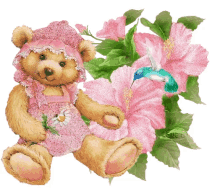 Flower Bear GIF - Flower Bear GIFs