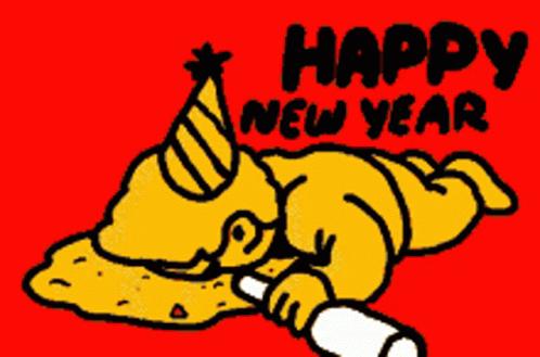 Happy New Year 2023 Funny GIF - Free New Year Animated GIF Images