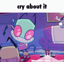 Invader Zim Cry About It GIF - Invader Zim Zim Cry About It GIFs