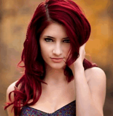 Elliered Red Hair GIF - Elliered Red Hair Beauty GIFs