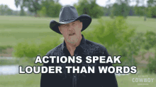 Actions Speak Louder Than Words Ultimate Cowboy Showdown GIF - Actions Speak Louder Than Words Ultimate Cowboy Showdown Actions Matter More Than Words GIFs