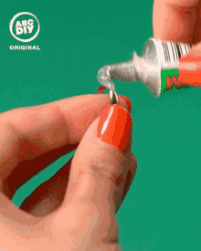 Glue Together Super Glue GIF - Glue Together Super Glue Diy Ring GIFs