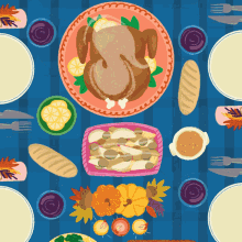 Thanksgiving Happy Thanksgiving GIF - Thanksgiving Happy Thanksgiving Feast GIFs