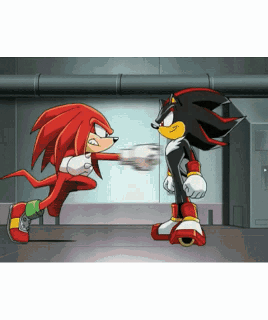 Knuckles The Echidna Shadow The Hedgehog GIF - Knuckles The Echidna Shadow ...