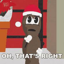 oh thats right mr hankey south park s6e17 red sleigh down
