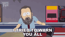 I Tried To Warn You All Ai Gore GIF - I Tried To Warn You All Ai Gore South Park GIFs