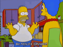 Ruined Homer GIF - Ruined Homer Simpson GIFs