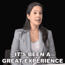 Its Been A Great Experience Rachel Smith GIF - Its Been A Great Experience Rachel Smith Rachels English GIFs