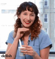 Cooking Show Tasting Reaction GIF - Cooking Show Tasting Reaction Coffee Cup GIFs