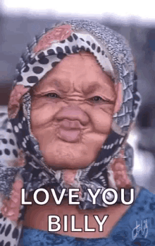 Love You Billy Grandma Kiss GIF - Love You Billy Grandma Kiss GIFs
