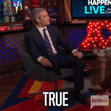 True Andy Cohen GIF - True Andy Cohen Watch What Happens Live GIFs