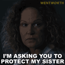 Im Asking You To Protect My Sister Rita Connors GIF - Im Asking You To Protect My Sister Rita Connors Wentworth GIFs