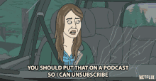You Should Put That On A Podcast So I Can Unsubscribe GIF - You Should Put That On A Podcast So I Can Unsubscribe Dont Care GIFs