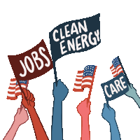 Care Jobs Sticker - Care Jobs Clean Energy Stickers