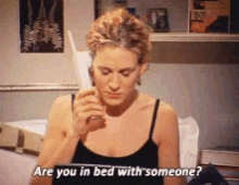 Bed With Someone Sex In The City GIF - Bed With Someone Sex In The City Carrie GIFs