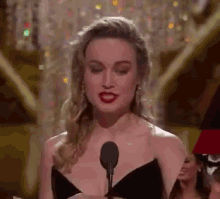Brie Larson GIF - Brie Larson Sad Oscars GIFs
